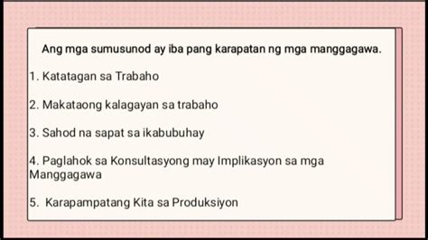 karapatan ng manggagawa ayon sa dole|DoLE, CHR lumagda ng kasunduan para protektahan karapatan .
